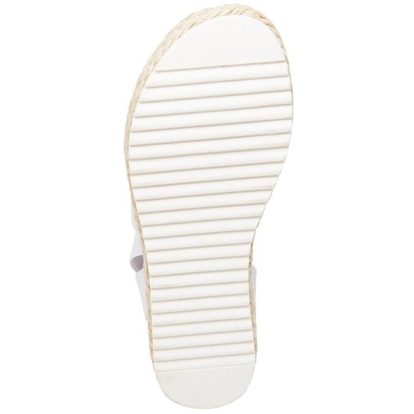 Steve Madden Kimmie Blush Elastic Open Toe Flatform Espadrille Sandals Size 10 - Picture 6 of 6